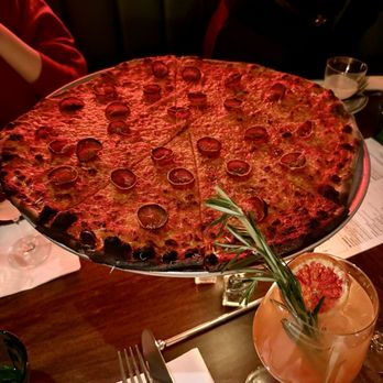 Patsy's Pizza Flatiron - Pepperoni pizza, mocktail - Italian Near Me - New York, New York Patsy's Pizza Flatiron - Pepperoni pizza, mocktail - Italian Near Me - New York, New York
