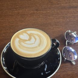 Snoopy seasonal latte