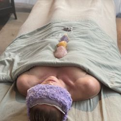 Energetic Massage - Session with crystal grid