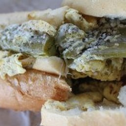 Pepper and Egg Sandwich