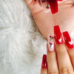 Sen Nails - Cherry red