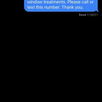 Saiki's Window Designs - Maybe you shouldn't have read receipts on if you're not going to respond to potential clients...? - Shades & Blinds Near Me