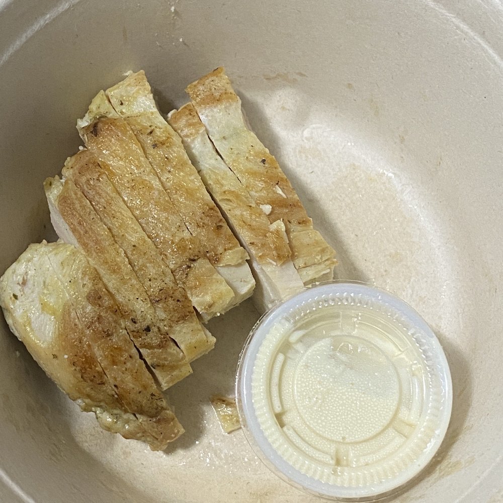 $6 +tax "Herb Roasted" Chicken with Garlic Aioli - Side $6 +tax "Herb Roasted" Chicken with Garlic Aioli - Side