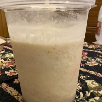 Mexico City - The Piñacolada smoothie we took home. Made from powered juice. Not from real fruit. And they charge $14. The heck!!! - Mexican Near Me - Hamburg, New York Mexico City - The Piñacolada smoothie we took home. Made from powered juice. Not from real fruit. And they charge $14. The heck!!! - Mexican Near Me - Hamburg, New York