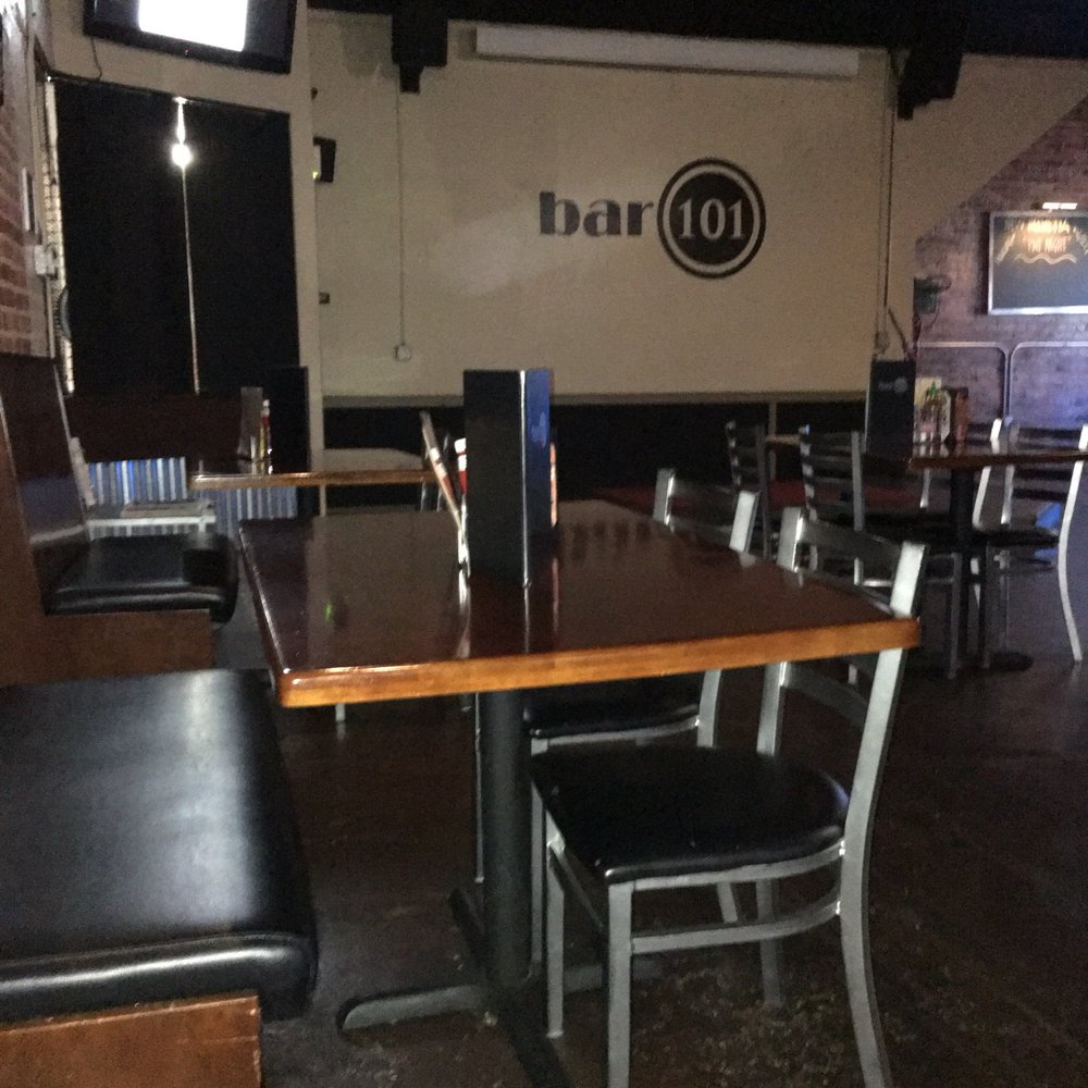 Bar 101 Eats & Drinks - Inside of restaurant with stage for live music - Sports Bars Near Me - Roseville, California Bar 101 Eats & Drinks - Inside of restaurant with stage for live music - Sports Bars Near Me - Roseville, California