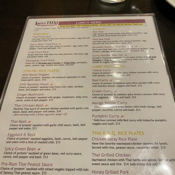 Lotus Thai Restaurant - Menu Oct 2022 - Thai Near Me - Danville, California Lotus Thai Restaurant - Menu Oct 2022 - Thai Near Me - Danville, California