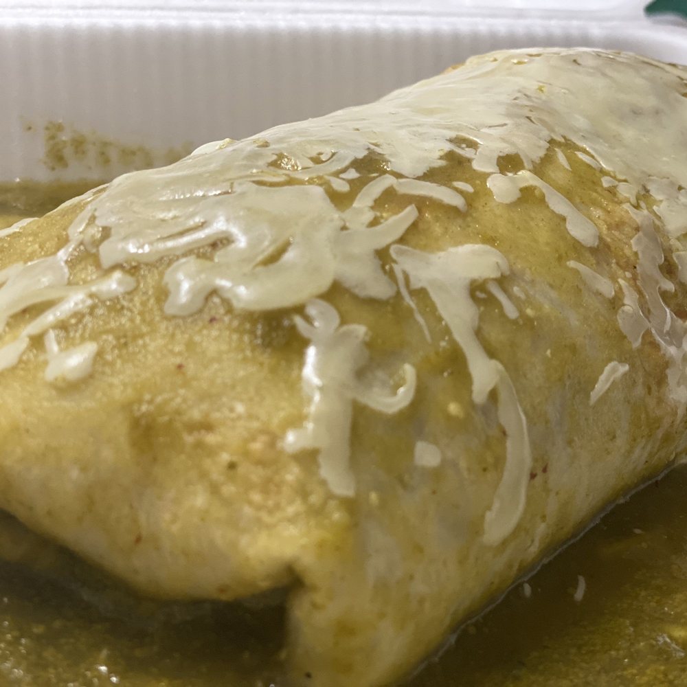 Luis's Restaurant - a burrito covered in gravy - Mexican Near Me - Lancaster, California Luis's Restaurant - a burrito covered in gravy - Mexican Near Me - Lancaster, California