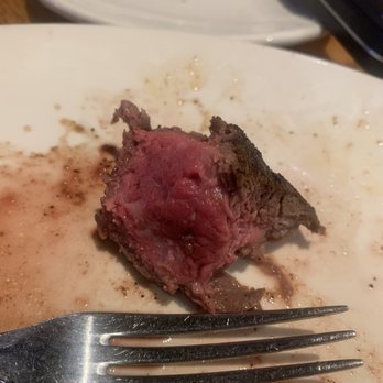 Outback Steakhouse - This is a "medium" steak - basically raw and they said this was normal for their cooks. - Steakhouses Near Me - Covina, California Outback Steakhouse - This is a "medium" steak - basically raw and they said this was normal for their cooks. - Steakhouses Near Me - Covina, California