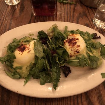Freemans - Avocado benedict - Breakfast & Brunch Near Me - New York, New York