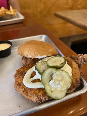 Photo of Tejas Burger Joint - Tomball, TX, US. The only chicken sandwich