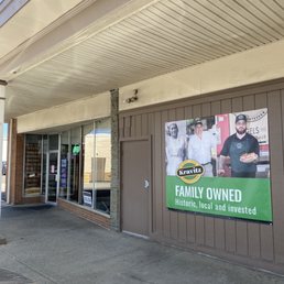 the front of the store