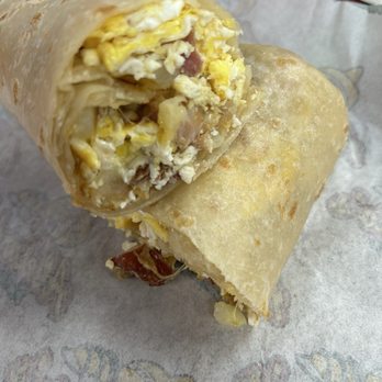Abelardo's Mexican Fresh - Bacon Egg Burrito (get this) - Mexican Near Me - Omaha, Nebraska