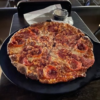 Alamo Drafthouse Cinema Stone Oak - Carnivore Pizza 10" thin crust - Cinema Near Me - San Antonio, Texas Alamo Drafthouse Cinema Stone Oak - Carnivore Pizza 10" thin crust - Cinema Near Me - San Antonio, Texas