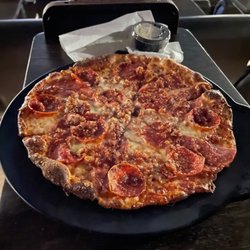 Alamo Drafthouse Cinema Stone Oak - Carnivore Pizza 10" thin crust