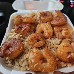 Shrimp kids meal bowl