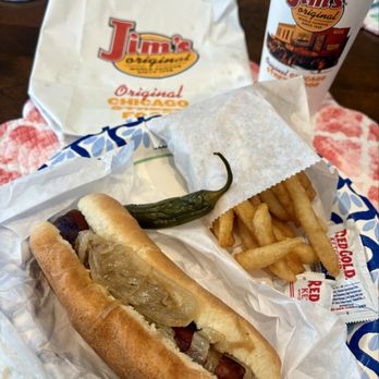 Jim’s Original - Sweet Smoked Polish Sausage - YUM !! - Hot Dogs Near Me - Orange, California Jim’s Original - Sweet Smoked Polish Sausage - YUM !! - Hot Dogs Near Me - Orange, California