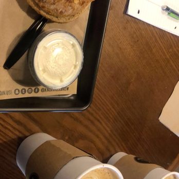 K Brew - Cinnamon vanilla latte and raisin bagel - Coffee & Tea Near Me - Knoxville, Tennessee K Brew - Cinnamon vanilla latte and raisin bagel - Coffee & Tea Near Me - Knoxville, Tennessee