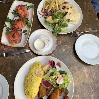 Foreign Cinema - Champagne Omelet, Santa Barbara Smoked Salmon, Croque Madame - Breakfast & Brunch Near Me - San Francisco, California Foreign Cinema - Champagne Omelet, Santa Barbara Smoked Salmon, Croque Madame - Breakfast & Brunch Near Me - San Francisco, California