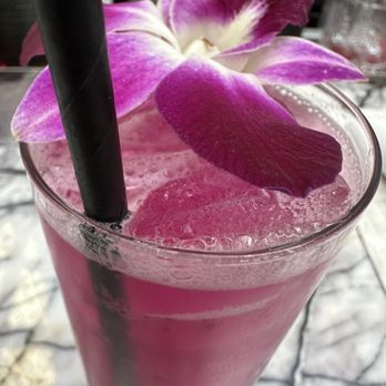 Settecento - Dragon fruit cocktail - Italian Near Me - Los Angeles, California