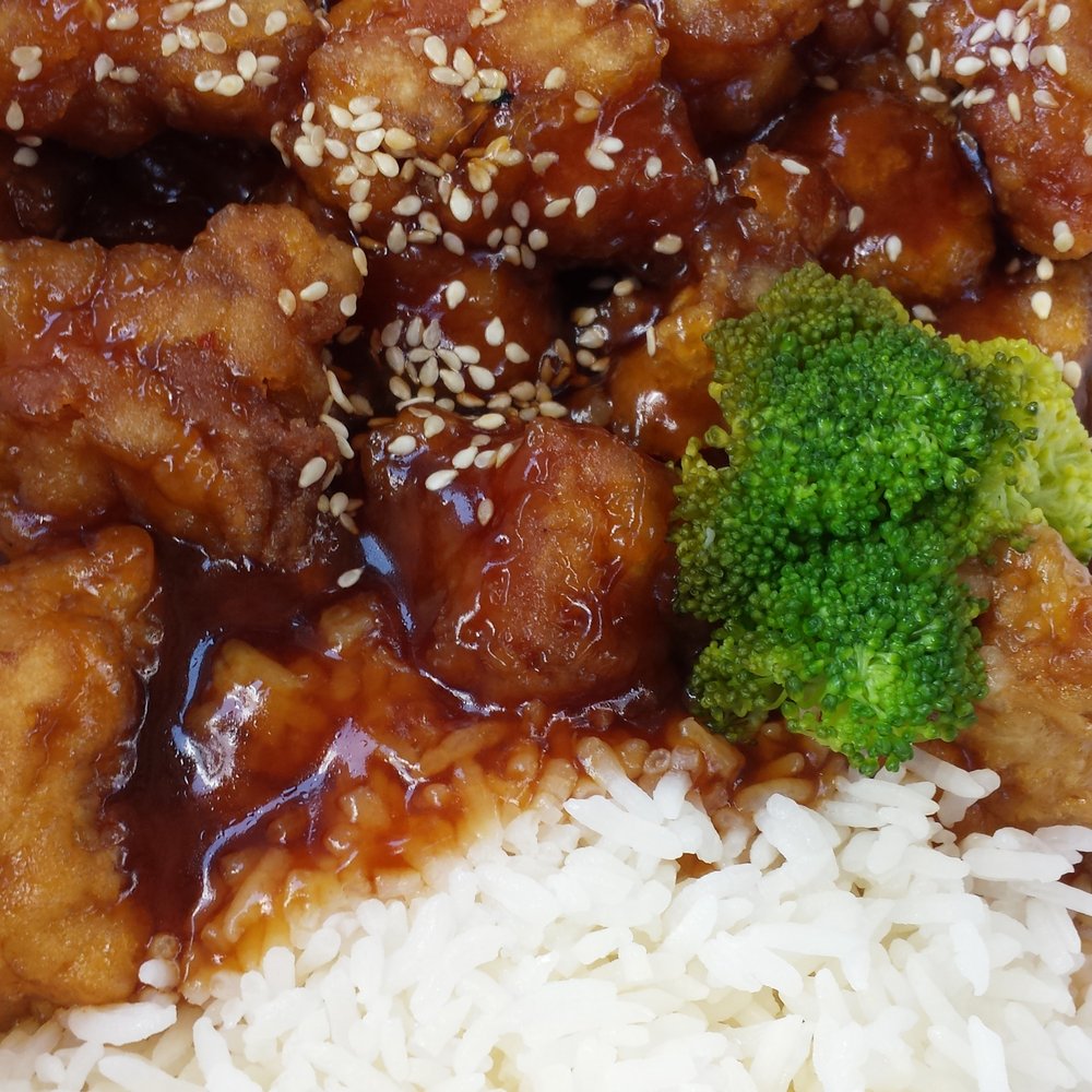 Happiness Garden - Sesame chicken with white rice lunch special - Chinese Near Me - Palmyra, New York Happiness Garden - Sesame chicken with white rice lunch special - Chinese Near Me - Palmyra, New York