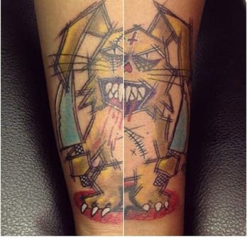 My Tattoo - my evil bunny of my husband - Tattoo Near Me - Alhambra, California My Tattoo - my evil bunny of my husband - Tattoo Near Me - Alhambra, California