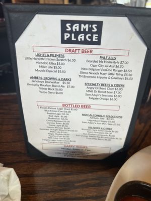 Menu photo 1 Sam's - Blue Turtle Bay Old Hickory, TN Menu photo 1 Sam's - Blue Turtle Bay Old Hickory, TN