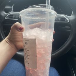 Medium strawberry dragonfruit refresher