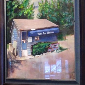 Hellas Carryout - Artist rendering of where they started out across the street. - Delis Near Me - Powell, Ohio
