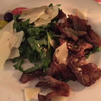 Nefeli - Oyster mushroom with arugula - Greek Near Me - Munich, BY