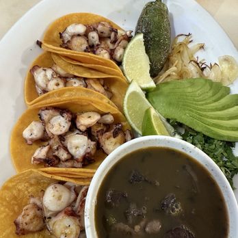 Aguachiles - Mini Tacos Pulpo - Seafood Near Me - San Antonio, Texas