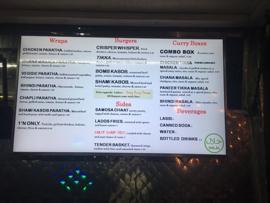 Menu photo 7 Lados Sunnyvale, CA