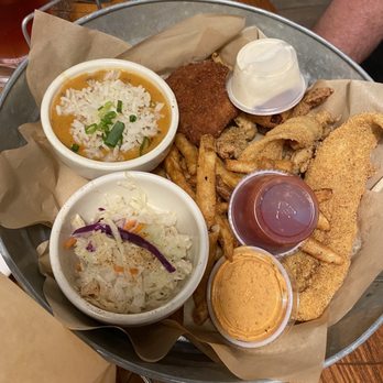 Captain John's, Eufaula - Seafood platter - Steakhouses Near Me - Eufaula, Oklahoma