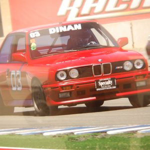 Photo of Dietsch Motorsports - Livermore, CA, United States. Dinan e30 M3 at Leguna Seca. Serviced by Dietsch Werks