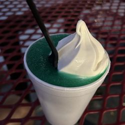 Lime/blue razz glacier