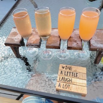 Marjae's Wine Bar - Mimosa Flight - Wine Tasting Room Near Me - Greensboro, North Carolina