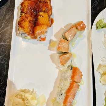Nagomi Sushi & Noodle - Salmon On The Beach Roll and Princess Roll - Sushi Bars Near Me - Ann Arbor, Michigan Nagomi Sushi & Noodle - Salmon On The Beach Roll and Princess Roll - Sushi Bars Near Me - Ann Arbor, Michigan