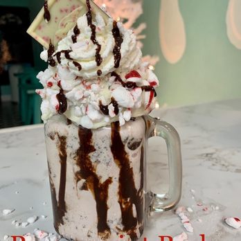 Coldspring Creamery - Peppermint Bark Extreme Shake available for A limited time. - Ice Cream & Frozen Yogurt Near Me - Coldspring, Texas Coldspring Creamery - Peppermint Bark Extreme Shake available for A limited time. - Ice Cream & Frozen Yogurt Near Me - Coldspring, Texas