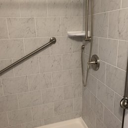 New handicap shower installed replacing the tub I had before,  Excellent job!