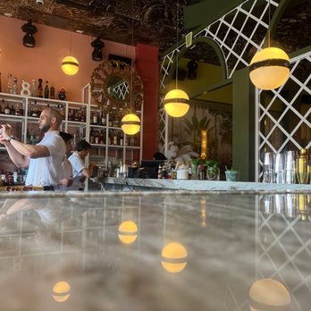 Calle Dragones - The view from the bar - Cuban Near Me - Miami, Florida