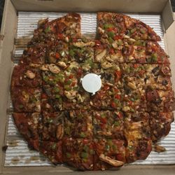 Cassano's Pizza & Subs - Pizza with missing piece