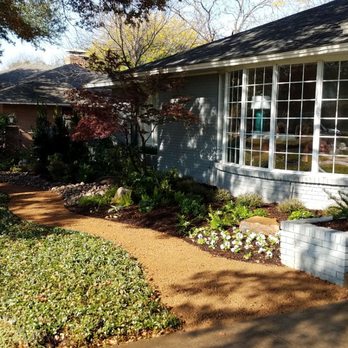 Focal Point Landscaping - Landscape with crushed granite path - Landscaping Near Me - Wylie, Texas