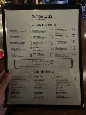 Menu photo 1 The Famous Glendale, CA