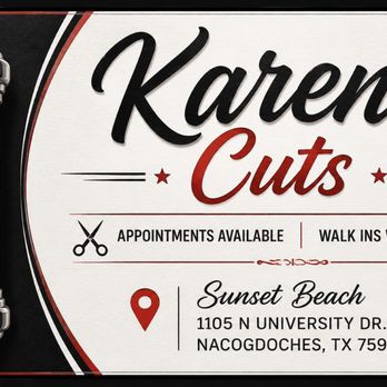 Karen’s Cuts - Barbers Near Me - Nacogdoches, Texas Karen’s Cuts - Barbers Near Me - Nacogdoches, Texas