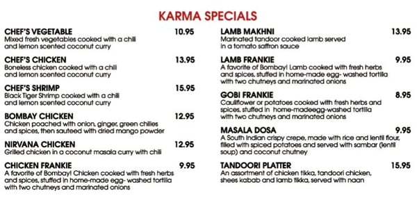 Menu photo 8 Electric Karma Los Angeles, CA Menu photo 8 Electric Karma Los Angeles, CA