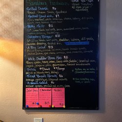 Sandberg Foodwares - Current menu