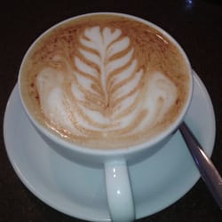 Hussar's Expresso House - Strong soya, vanilla, hazelnut latte. It tastes even better than it looks!