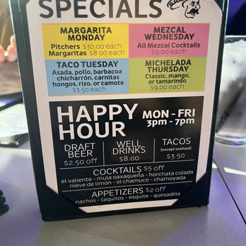 Kalaveras - Happy Hour menu - Bars Near Me - Riverside, California Kalaveras - Happy Hour menu - Bars Near Me - Riverside, California