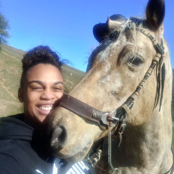 Lagoon Valley Park - The owner riding this handsome stallion on the trails was nice about allowing me take a selfie with him. Isn't he photogenic? :) - Parks Near Me - Vacaville, California Lagoon Valley Park - The owner riding this handsome stallion on the trails was nice about allowing me take a selfie with him. Isn't he photogenic? :) - Parks Near Me - Vacaville, California
