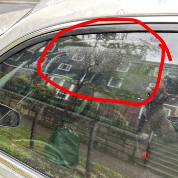 Safe-N-Sound Auto Systems - Tinted window has white marks - Car Stereo Installation Near Me - Hyattsville, Maryland Safe-N-Sound Auto Systems - Tinted window has white marks - Car Stereo Installation Near Me - Hyattsville, Maryland