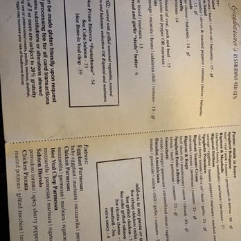 Garbarinos - Menu - Italian Near Me - East Liberty, Pennsylvania